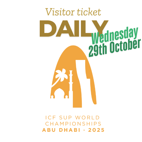 2025 ICF STAND UP PADDLING WORLD CHAMPIONSHIPS - Daily Visitor Tickets