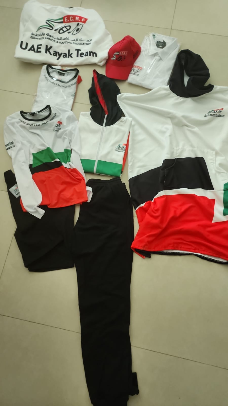 E.C.R.F. uniform pack -  for athletes (type 1)